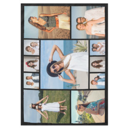 Erstellen Sie Ihre eigene Fotocollage mit 11 Fotos Tischdecke