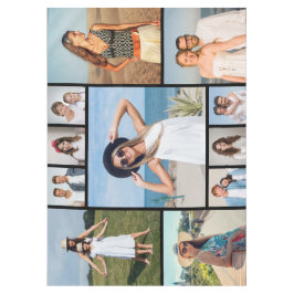 Erstellen Sie Ihre eigene Fotocollage mit 11 Fotos Tischdecke