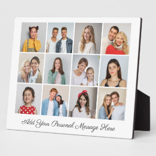Erstellen Sie Ihre eigene Fotocollage mit 12 Fotos Fotoplatte