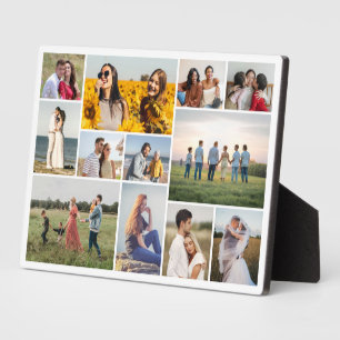 Erstellen Sie Ihre eigene Fotocollage mit 12 Fotos Fotoplatte