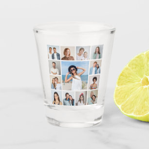Erstellen Sie Ihre eigene Fotocollage mit 13 Fotos Schnapsglas