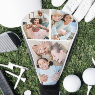 Erstellen Sie Ihre eigene Fotocollage mit 3 Fotos Golf Headcover
