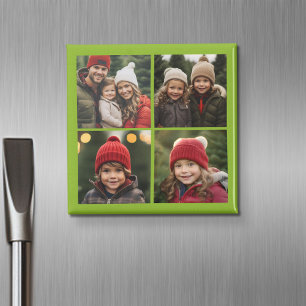 Erstellen Sie Ihre eigene Fotocollage mit 4 Bilder Magnet