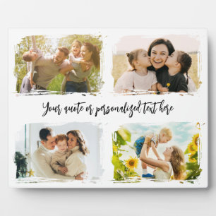 Erstellen Sie Ihre eigene Fotocollage mit 4 Fotos Fotoplatte