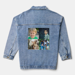Erstellen Sie Ihre eigene Fotocollage mit 4 Fotos Jeansjacke