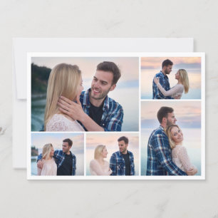 Erstellen Sie Ihre eigene Fotocollage mit 5 Fotos Karte