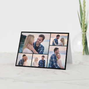 Erstellen Sie Ihre eigene Fotocollage mit 5 Fotos Karte