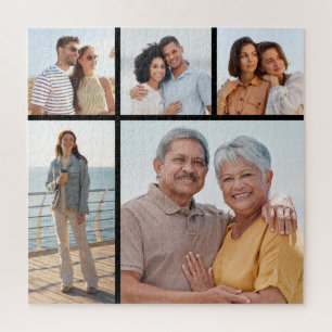Erstellen Sie Ihre eigene Fotocollage mit 5 Fotos Puzzle