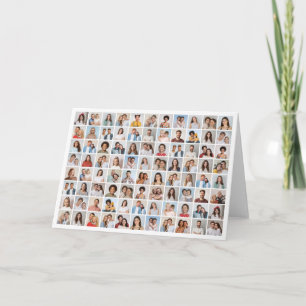 Erstellen Sie Ihre eigene Fotocollage mit 88 Fotos Karte