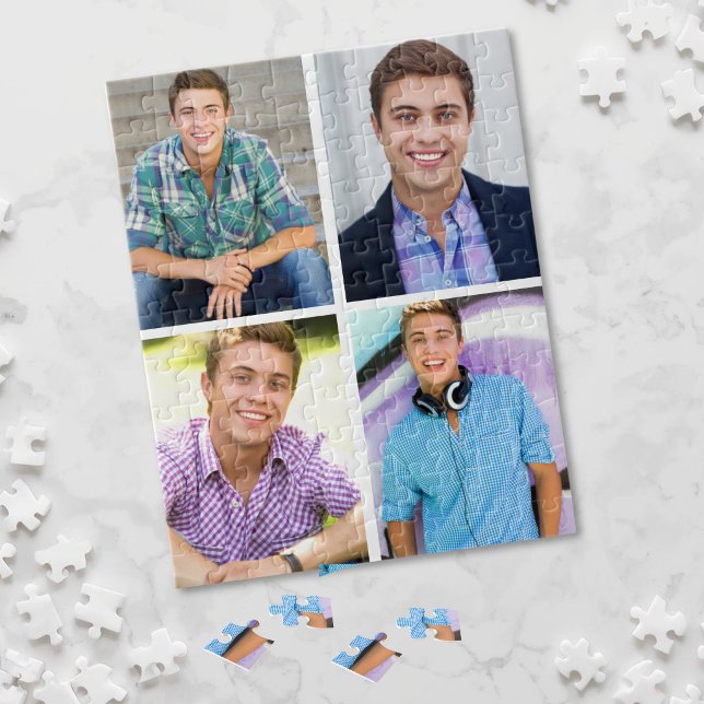 Erstellen Sie Ihre eigene Fotocollage Puzzle (Create your Own Photo Collage Jigsaw Puzzle)