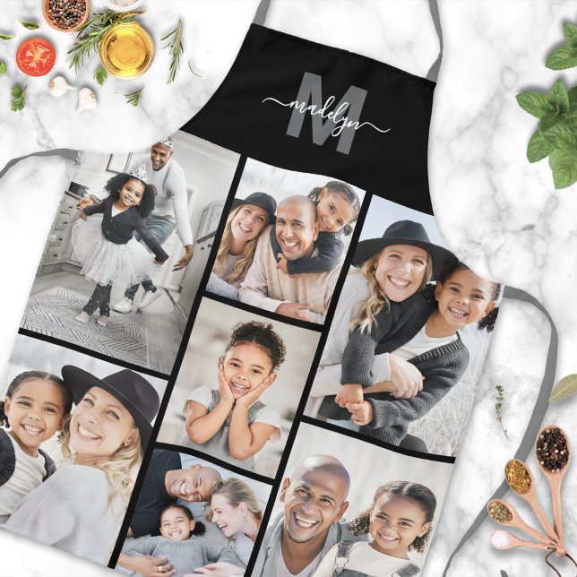 Erstellen Sie Ihre eigene Fotocollage Schürze (Create Your Own Photo Collage Apron )
