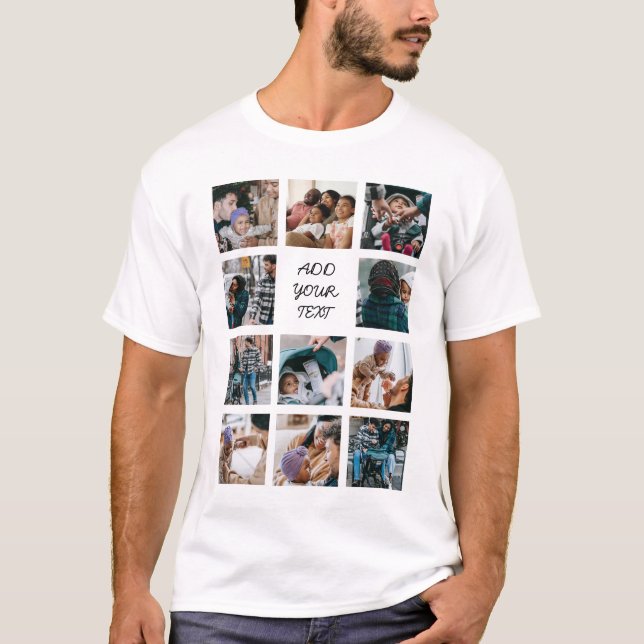 Erstellen Sie Ihre eigene FotoCollage T-Shirt (Vorderseite)