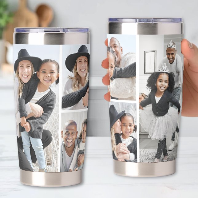 Erstellen Sie Ihre eigene Fotocollage Thermobecher (Create Your Own Photo Collage Insulated Tumbler )