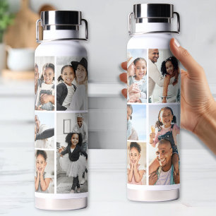 Erstellen Sie Ihre eigene Fotocollage Trinkflasche