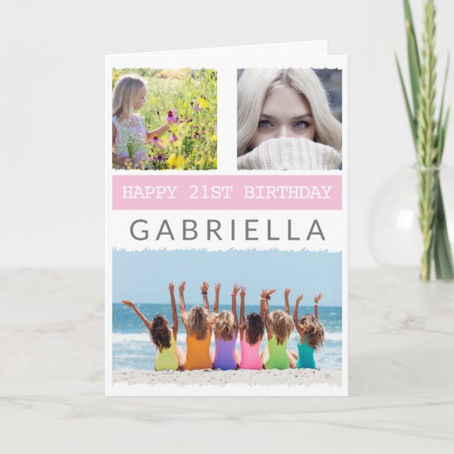 Erstellen Sie Ihre eigene Fotomaterial jedes Alter Karte (Vorderseite)