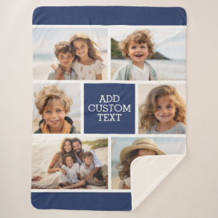 Erstellen Sie Ihre eigene Fotomaterial - Monogramm Sherpadecke