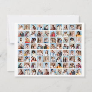 Erstellen Sie Ihre eigene Fotos Collage mit 80 Fot Mitteilungskarte