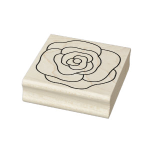 Erstellen Sie Ihre eigene Friedensrose-Blumenflori Gummistempel