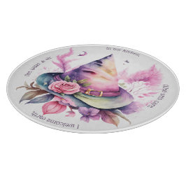 Erstellen Sie Ihre eigene Frühjahrsrähne Hexenhut- Schneidebrett