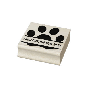 Erstellen Sie Ihre eigene Funny Paw Print Gummistempel