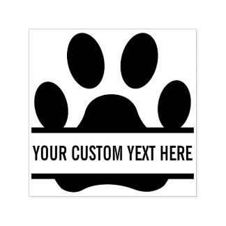 Erstellen Sie Ihre eigene Funny Paw Print Permastempel