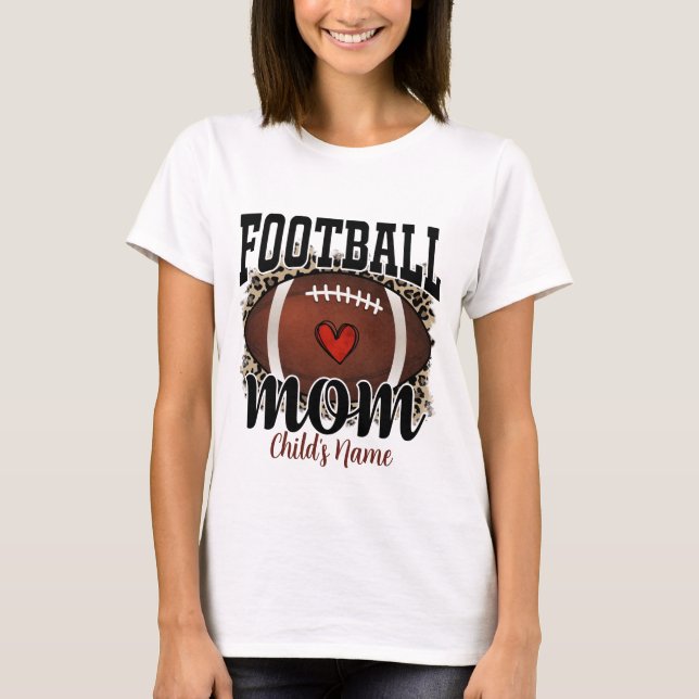 Erstellen Sie Ihre eigene Fußball-Mama T-Shirt (Vorderseite)