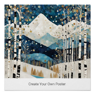 Erstellen Sie Ihre eigene Gebirgszitatsschrift Poster