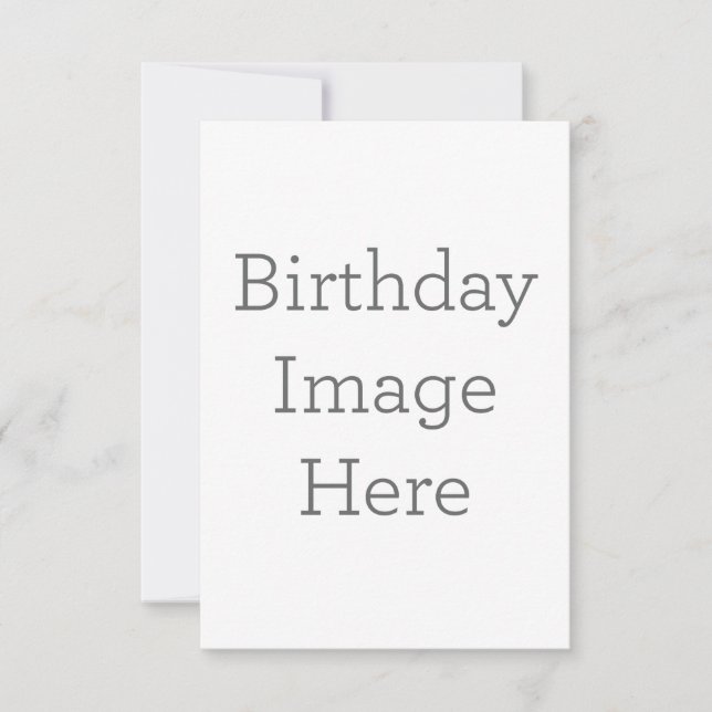 8.89 cm x 12.7 cm Flache Dankeskarte (Vorderseite)