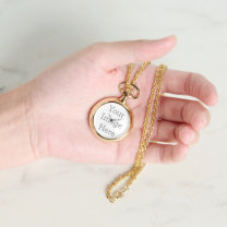 Erstellen Sie Ihre eigene Gold Necklle Watch Armbanduhr
