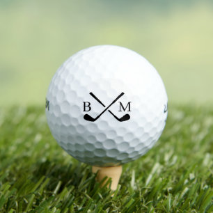 Erstellen Sie Ihre eigene Golf Club Theme Monogram Golfball