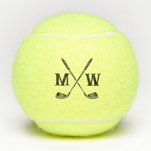 Erstellen Sie Ihre eigene Golf Monogram für Ihr ei Tennisbälle
