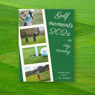 Erstellen Sie Ihre eigene Golfurlaub-Foto-Postkart Postkarte
