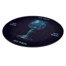 Erstellen Sie Ihre eigene gotische Blausteinkhaler Schneidebrett