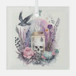 Erstellen Sie Ihre eigene gotische Herbstflora Ornament Aus Glas