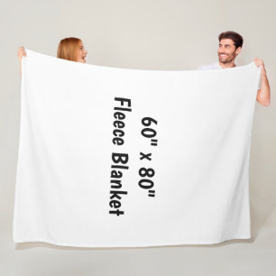 Erstellen Sie Ihre eigene große 152 cm x 203 cm Fl Fleecedecke