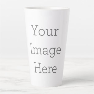 Erstellen Sie Ihre eigene große 17oz Latte Tasse