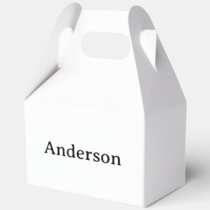 Erstellen Sie Ihre eigene große Giebel 5" x 3" x 6 Geschenkschachtel