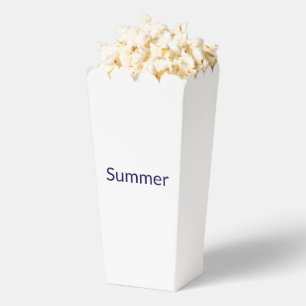 Erstellen Sie Ihre eigene große Popcorn-Geschenkbo Geschenkschachtel