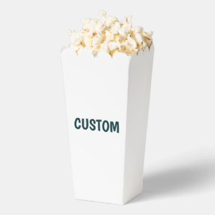 Erstellen Sie Ihre eigene große Popcorn-Gunstbox Geschenkschachtel