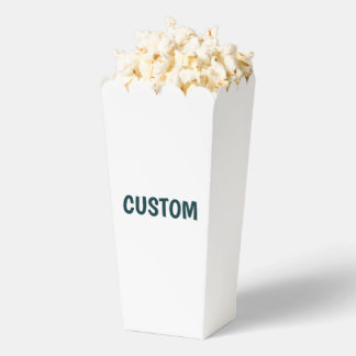 Erstellen Sie Ihre eigene große Popcorn-Gunstbox Geschenkschachtel