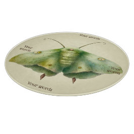 Erstellen Sie Ihre eigene grüne Fantasiemotte Schneidebrett