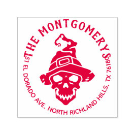 Erstellen Sie Ihre eigene Halloween-Rücksendeadres Permastempel