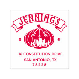 Erstellen Sie Ihre eigene Halloween-Rücksendeadres Permastempel