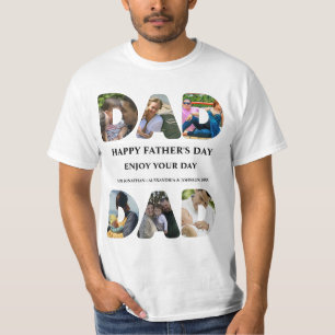Erstellen Sie Ihre eigene Happy Väter Tag 6 Foto C T-Shirt