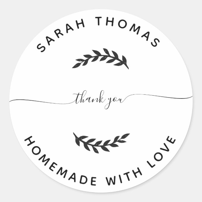 Erstellen Sie Ihre eigene Heimat mit Liebe Vielen  Runder Aufkleber (Vorderseite)