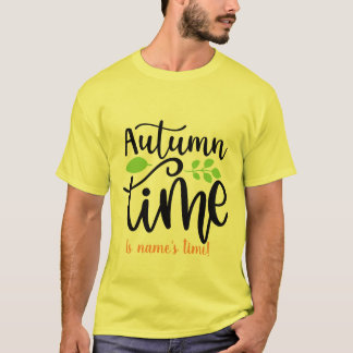 Erstellen Sie Ihre eigene Herbstzeit T-Shirt