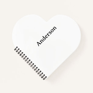 Erstellen Sie Ihre eigene herzförmige Notizbuch