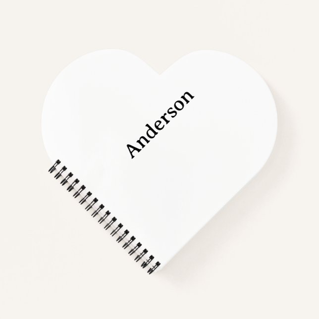 Erstellen Sie Ihre eigene herzförmige  Notizbuch (Vorderseite)