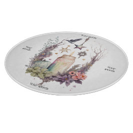 Erstellen Sie Ihre eigene Himmelsglasaltafel. Schneidebrett