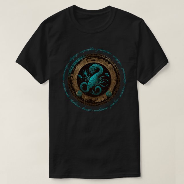 Erstellen Sie Ihre eigene Himmelskorpio Zodiac T-Shirt (Design vorne)